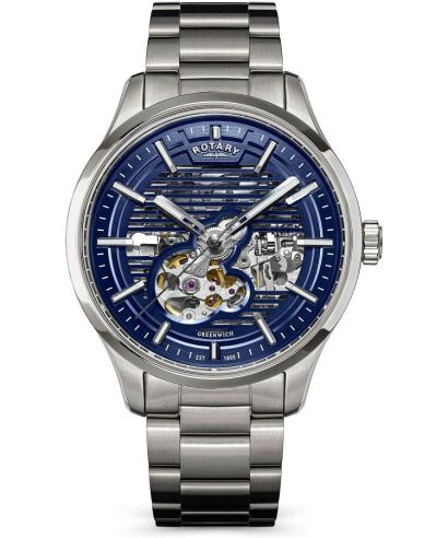 Годинник Чоловічий Rotary Greenwich Automatic Skeleton