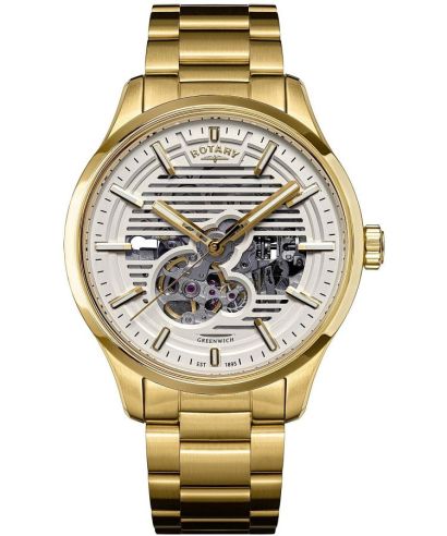 Годинник Чоловічий Rotary Greenwich Automatic Skeleton
