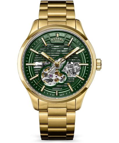 Годинник Чоловічий Rotary Greenwich Automatic Skeleton