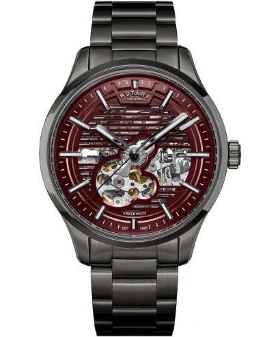 Годинник Чоловічий Rotary Greenwich Automatic Skeleton