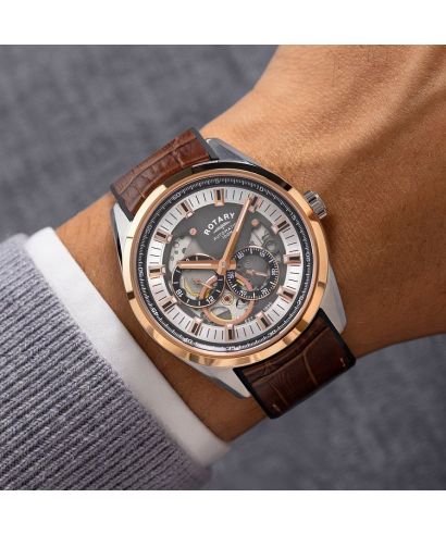 Годинник Чоловічий Rotary Seamatic Eclipse Automatic Skeleton