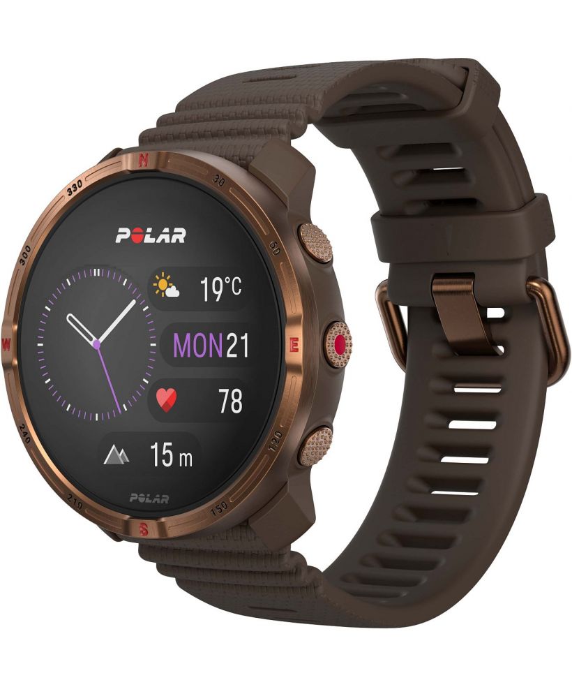 Спортивний Годинник для Жінок і Чоловіків Polar Grit X2 Brown Copper