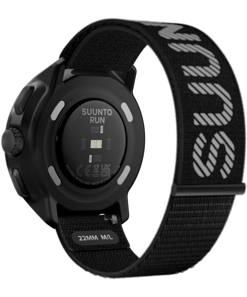 Спортивний Годинник для Жінок і Чоловіків Suunto Run All Black Textile Strap