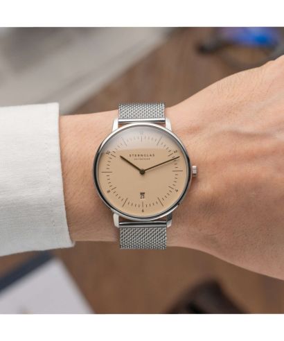 Годинник Чоловічий Sternglas Naos Sand Brown Automatic