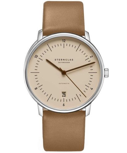 Годинник Чоловічий Sternglas Naos Sand Brown Automatic