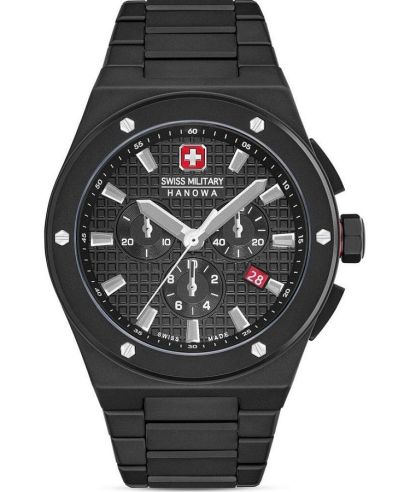 Годинник Чоловічий Swiss Military Hanowa Land Sidewinder Ceramic Chronograph