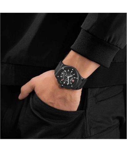 Годинник Чоловічий Swiss Military Hanowa Land Sidewinder Ceramic Chronograph