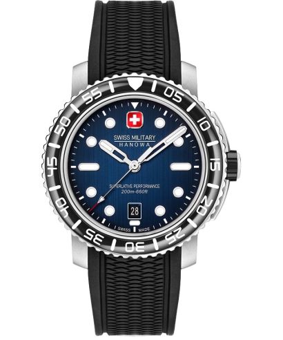 Годинник Чоловічий Swiss Military Hanowa Black Marlin