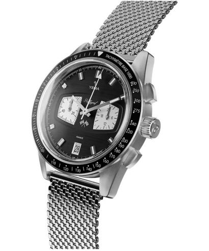 Годинник Чоловічий Yema Rallygraf Reverse Panda II Chronograph