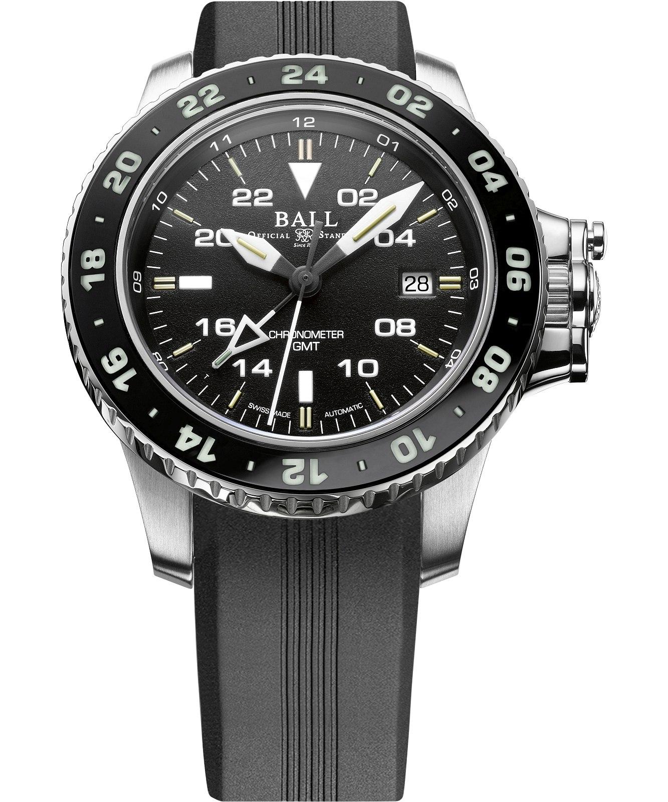 Zegarek męski Ball Engineer Hydrocarbon AeroGMT II Automatic Chronometer 	DG2018C-PC-BK	