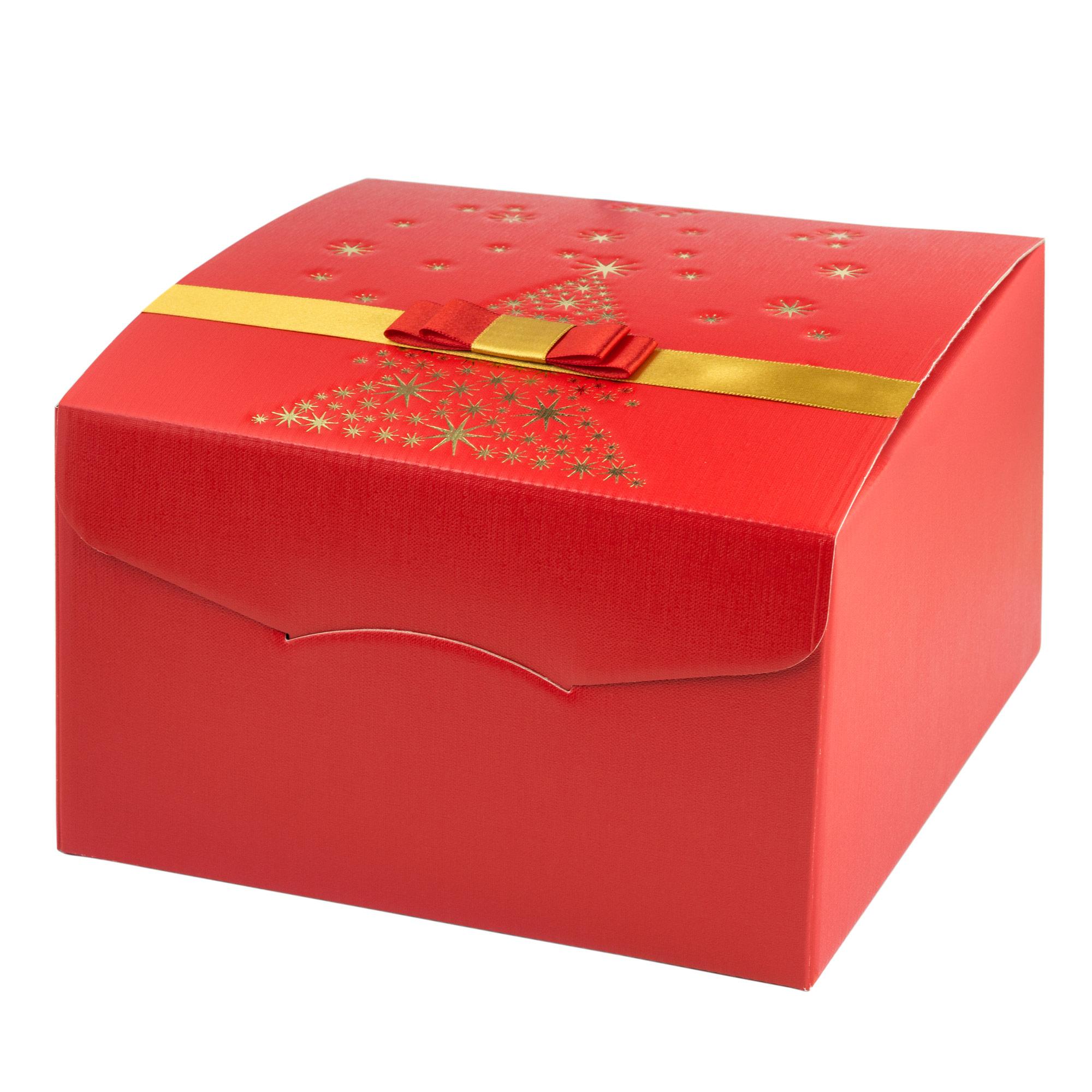 Red with ribbon